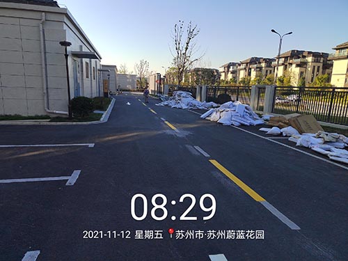 蘇州道路標(biāo)線冷漆多少錢一平？道路劃線價格多少一米？