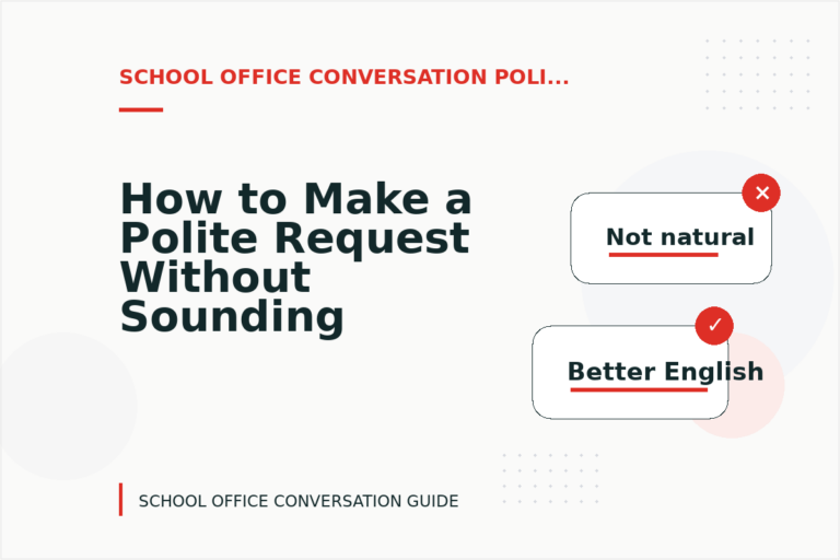 How to Make a Polite Request Without Sounding Demanding in School Office Conversation English How to Make a Polite Request Without Sounding Demanding in School Office Conversation English
