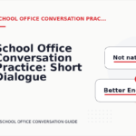 School Office Conversation Practice: Short Dialogue Examples